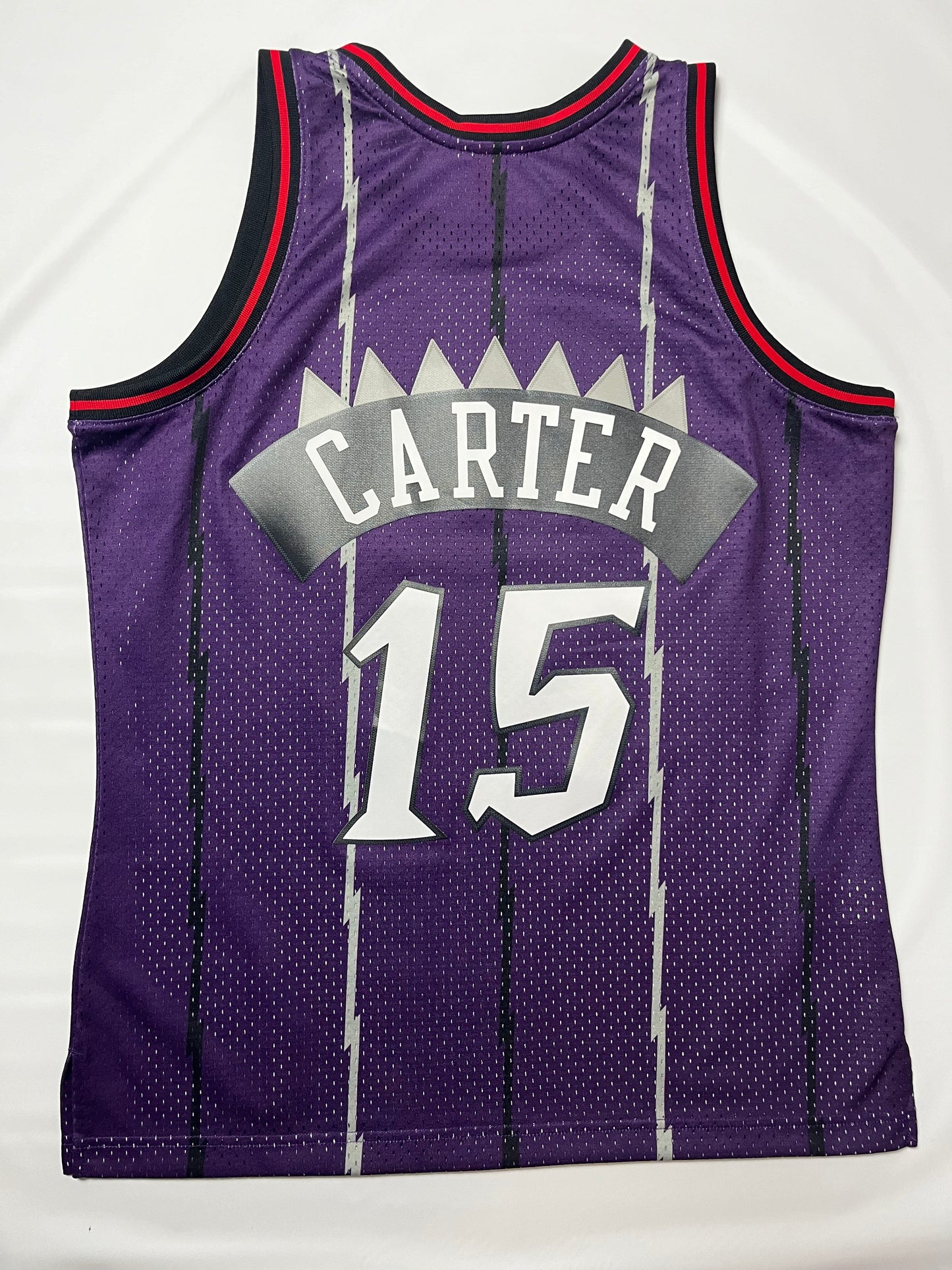 (M) Vince Carter Purple Raptors Jersey Mitchell and Ness 1998-99