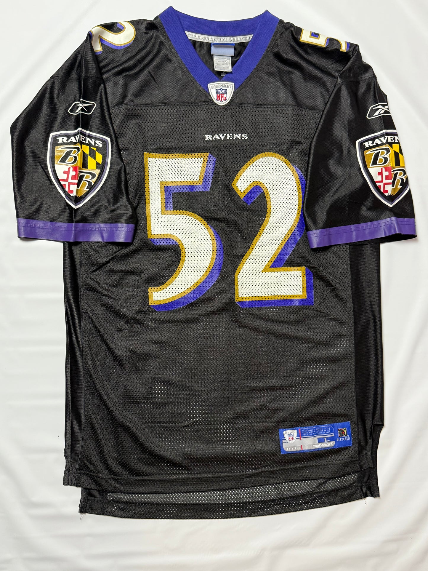 (L) Ray Lewis Reebok Jersey
