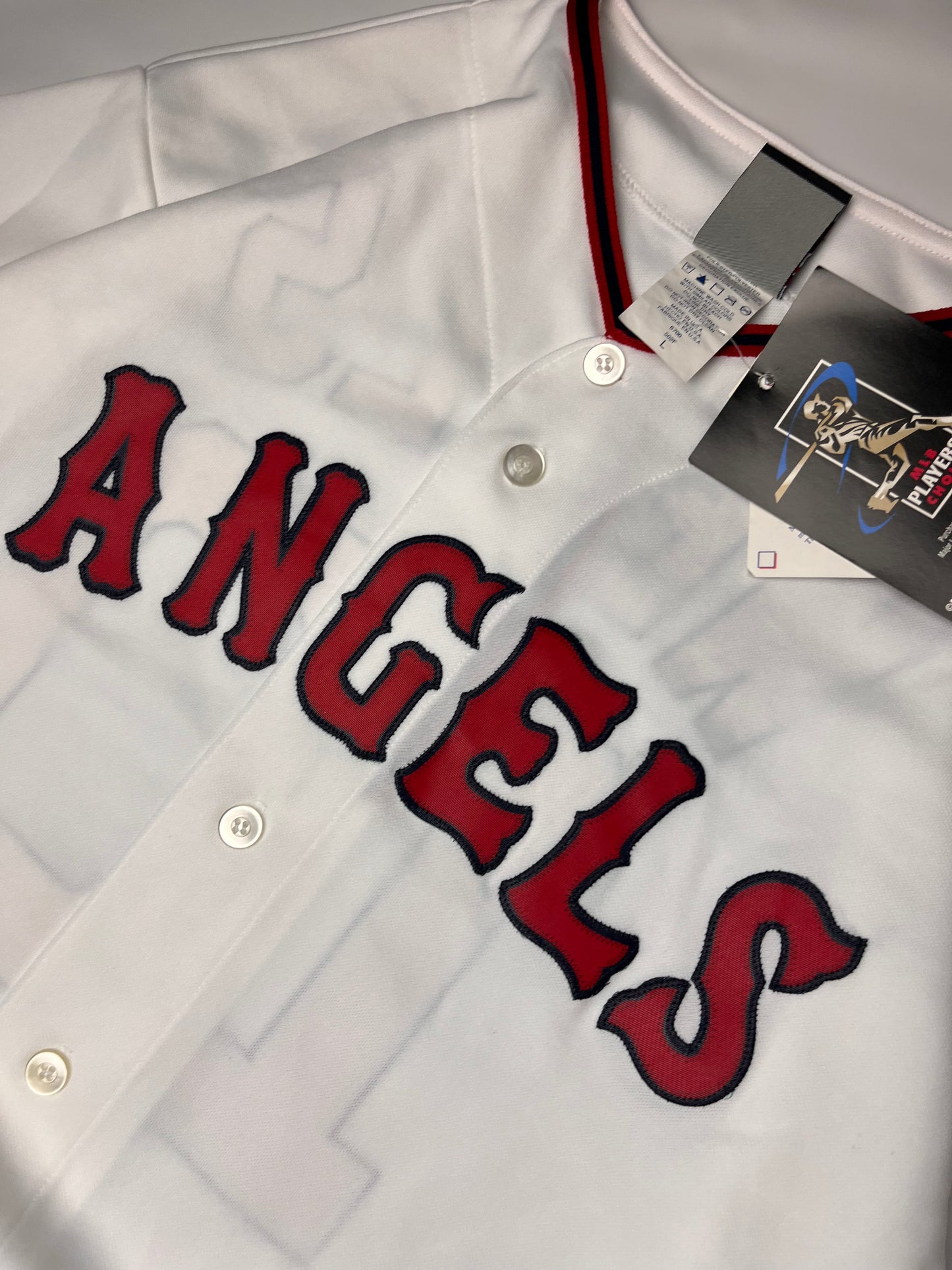 (L) Majestic Anaheim Angels Vernon Wells Jersey