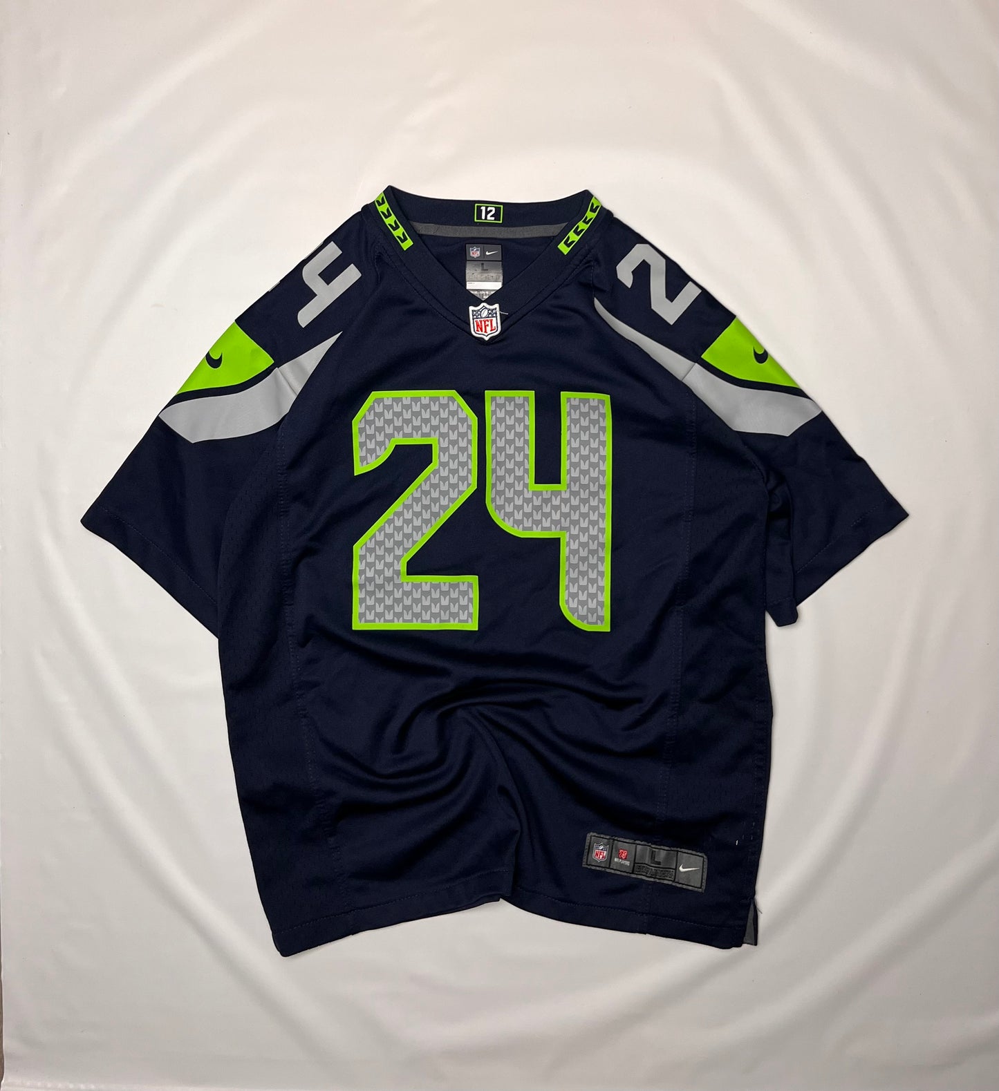 Youth(L) Seahawks Marshawn Lynch Jersey
