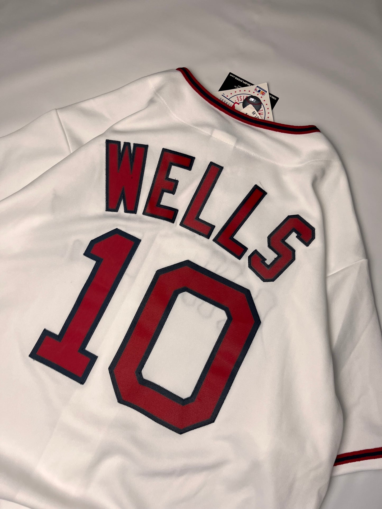 (L) Majestic Anaheim Angels Vernon Wells Jersey