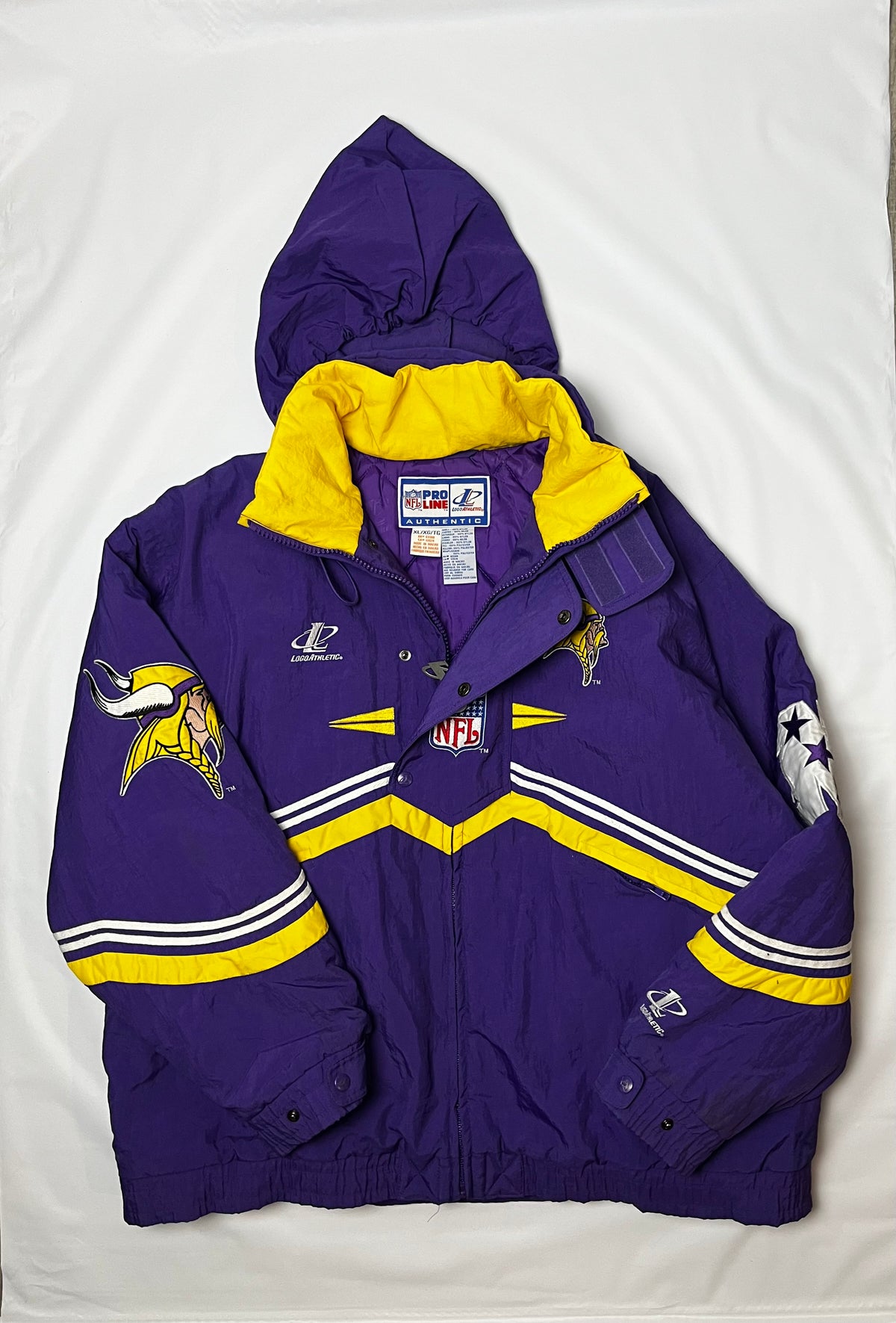 (XL) Minnesota Vikings Logo Athletic Jacket