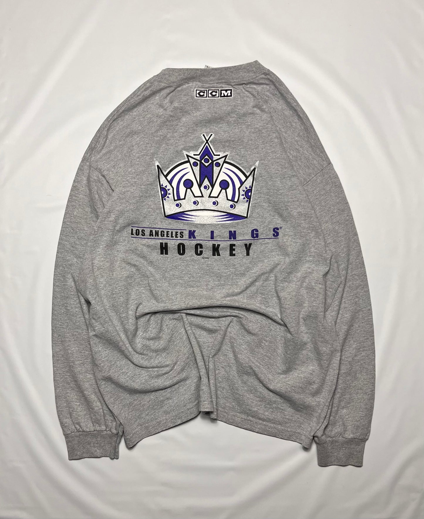 (2XL) 2000s NHL Kings long Sleeve Shirt