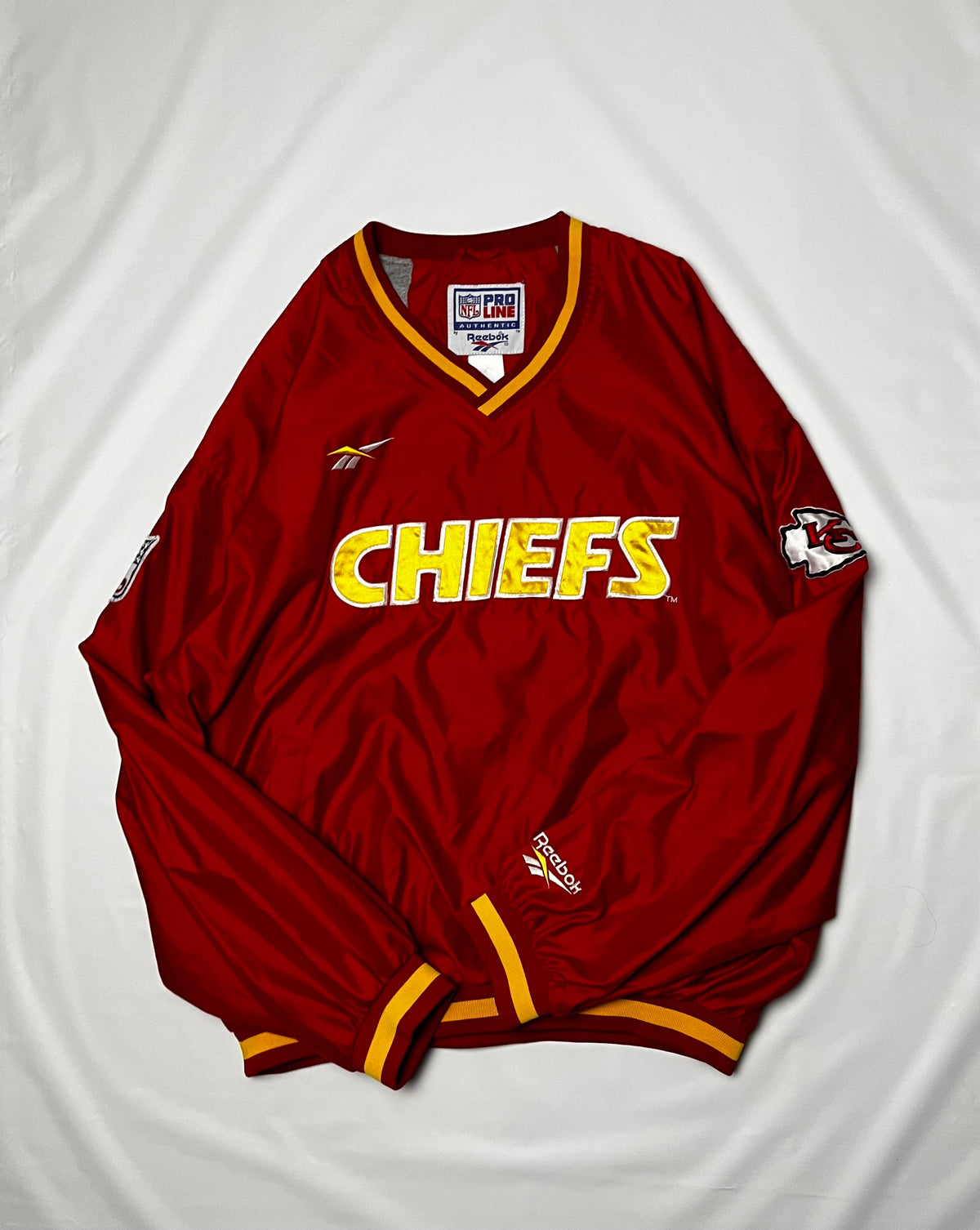 (XL) Kansas City Chiefs Reebok Pro Line Pullover Jacket