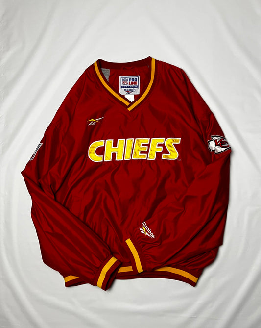 (XL) Kansas City Chiefs Reebok Pro Line Pullover Jacket