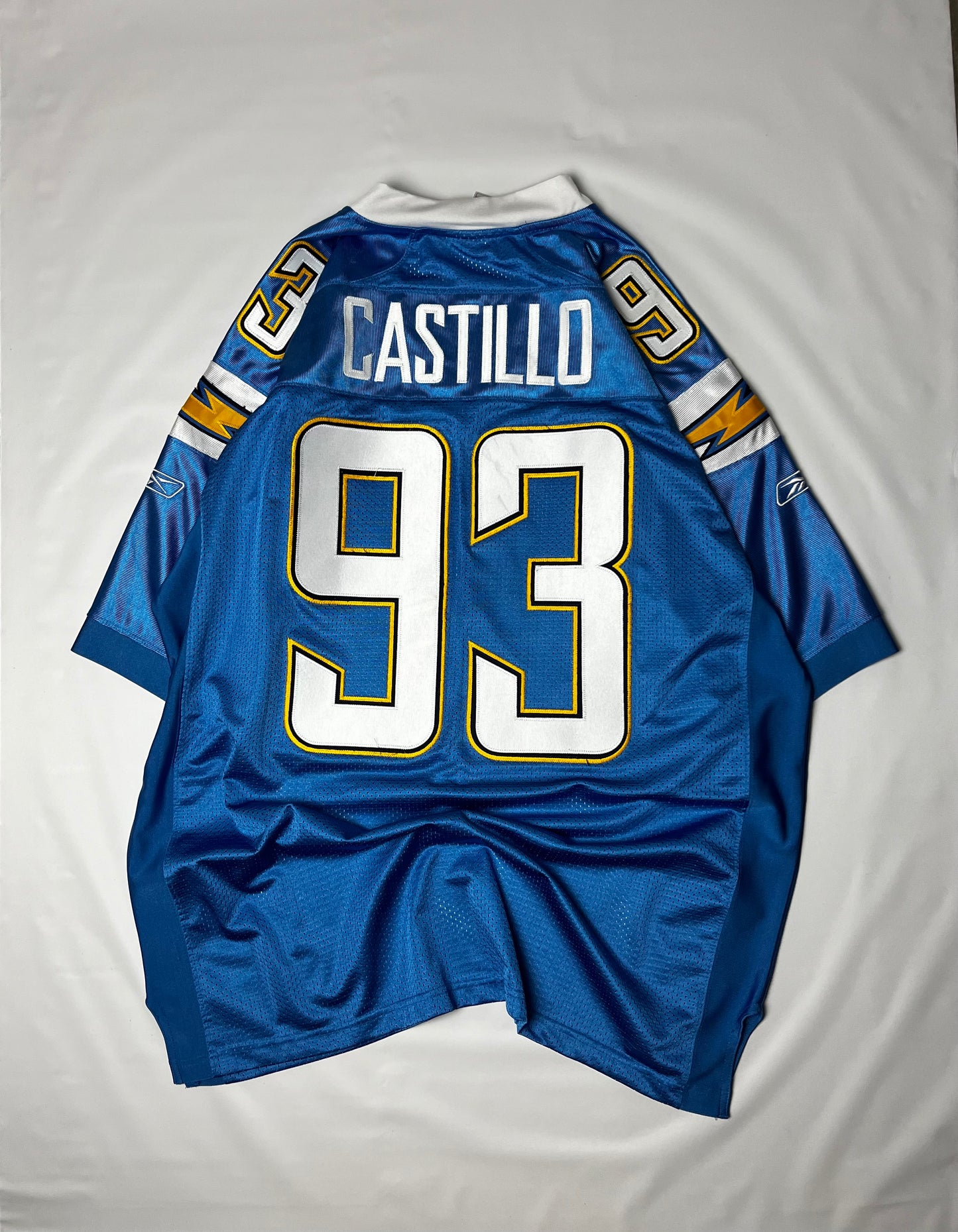 (2XL) Reebok Chargers Luis Castillo Jersey