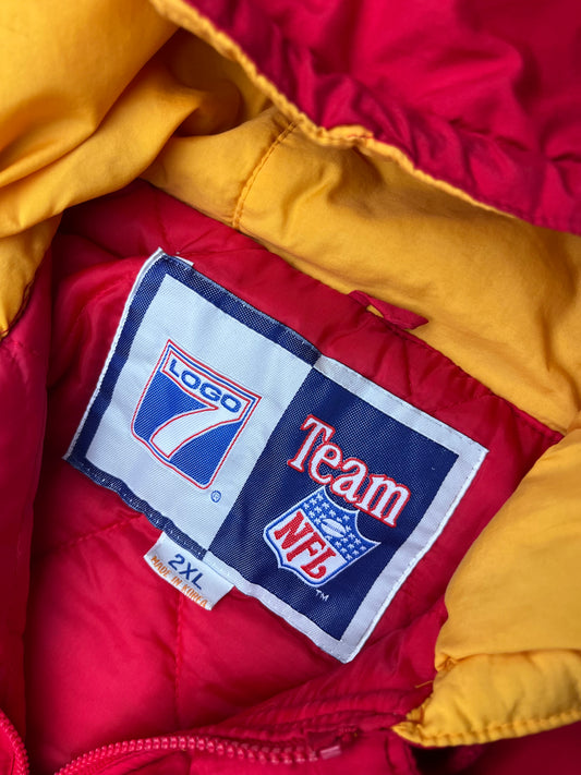(2XL) Kansas City Chiefs Logo 7 Jacket