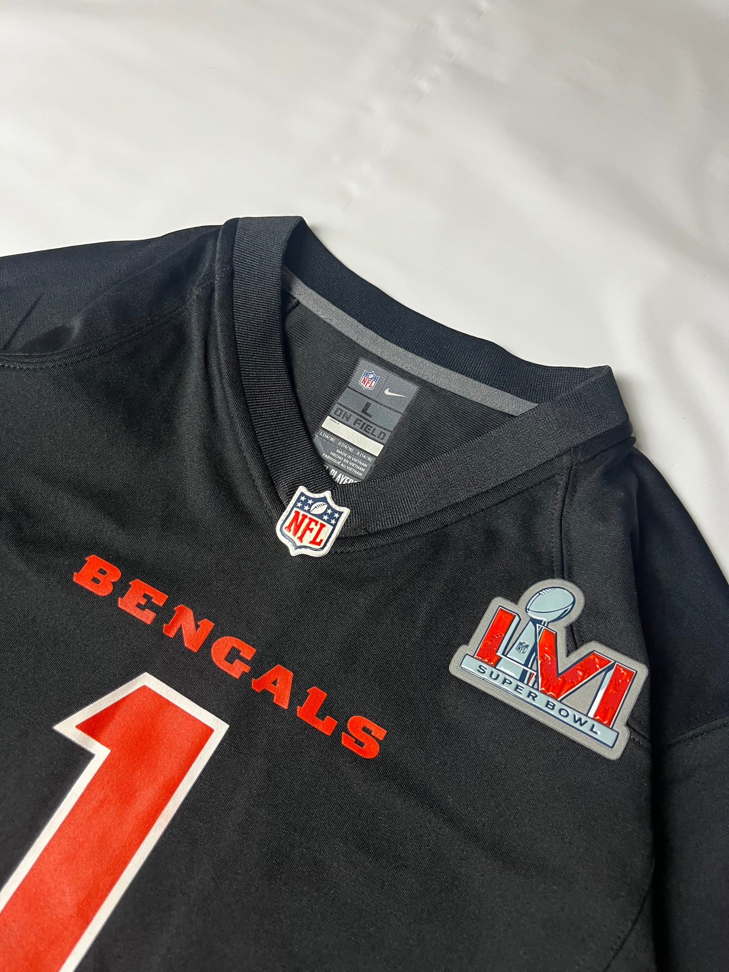 Youth(L) Bengals Chase Superbowl Jersey