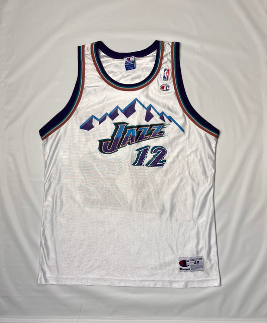 (XL) Champion Utah Jazz John Stockton Jersey