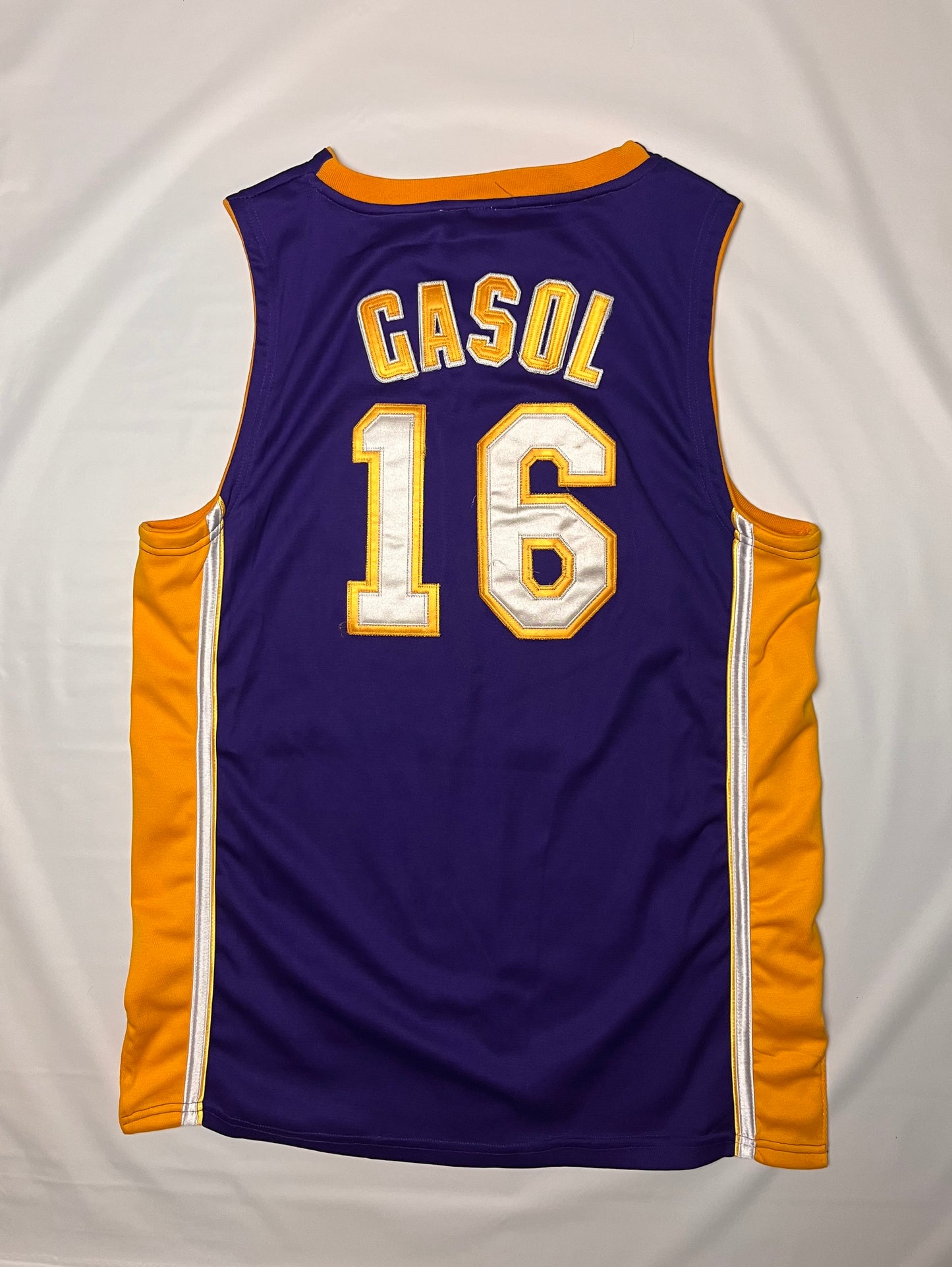 (2XL) Adidas Lakers Pau Gasol Jersey