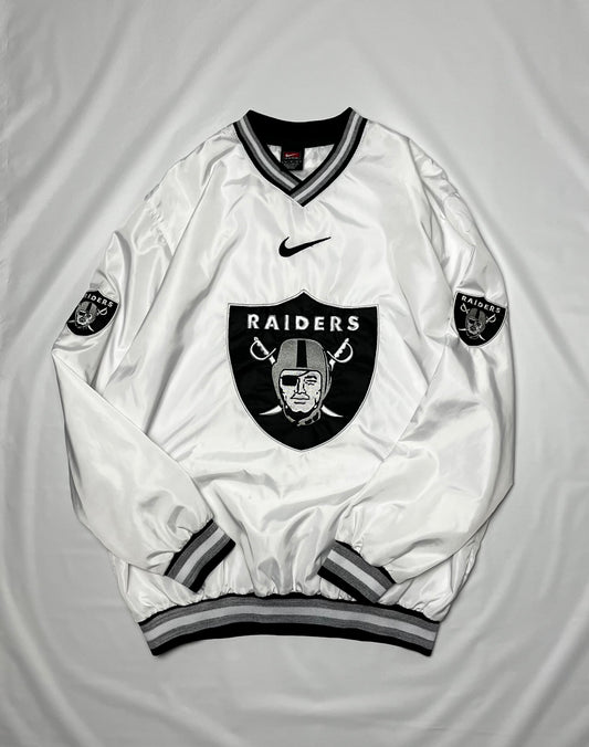 (M) Oakland Raiders Nike pullover Jacket