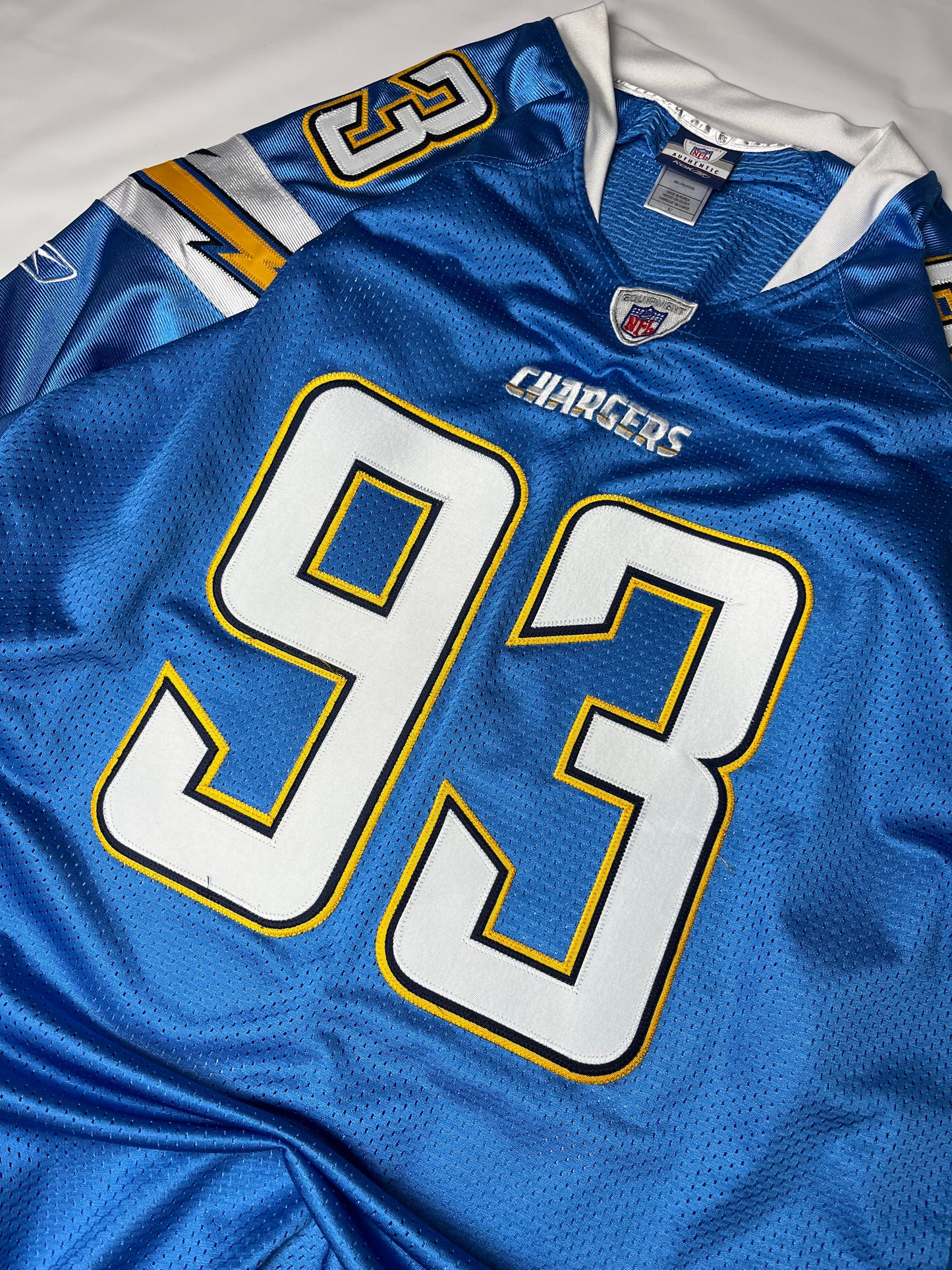 (2XL) Reebok Chargers Luis Castillo Jersey
