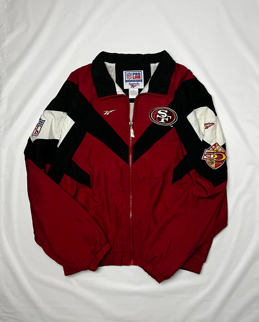 (L) San Francisco 49ers 50th Anniversary Reebok Jacket