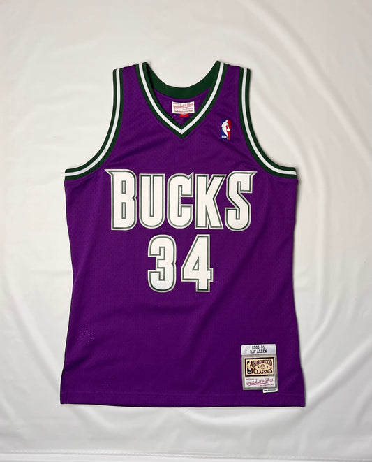 (M) Milwaukee Bucks Ray Allen Jersey