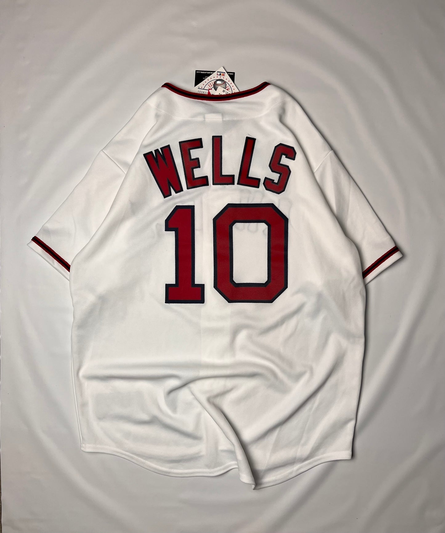 (L) Majestic Anaheim Angels Vernon Wells Jersey