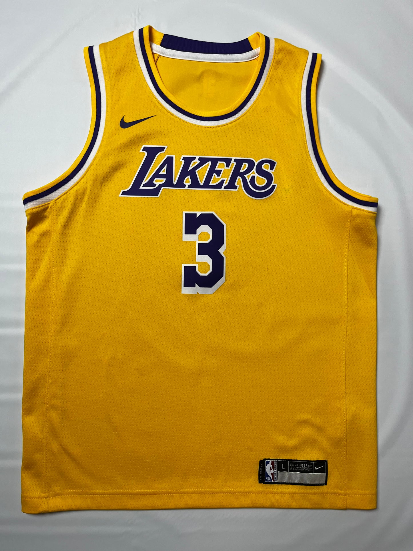 (L) Youth Anthony Davis Lakers Jersey